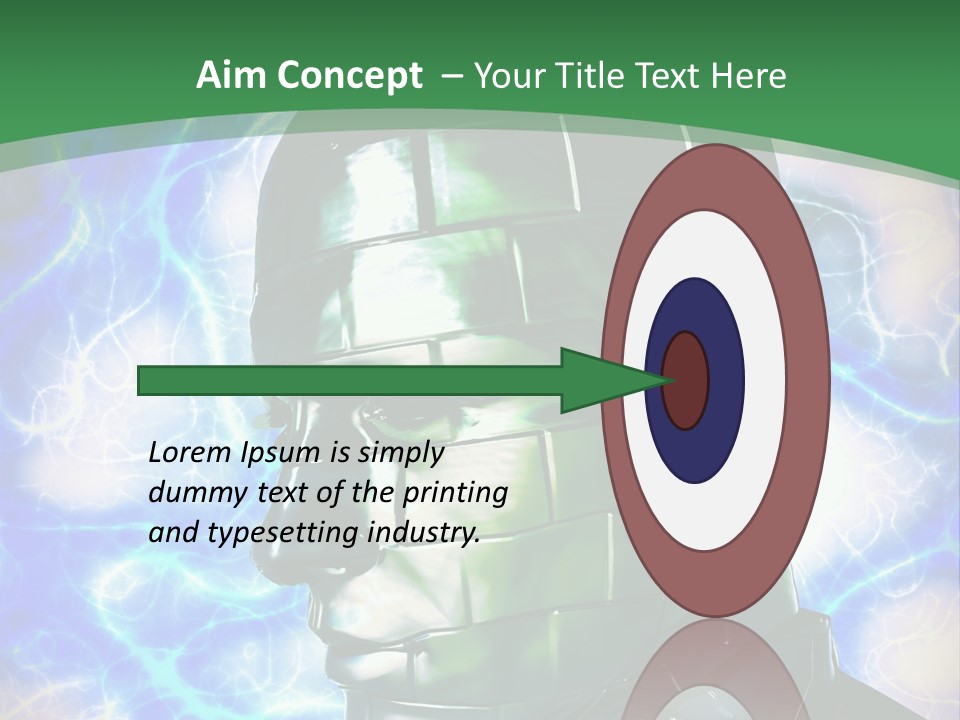 Design Chip Metal PowerPoint Template