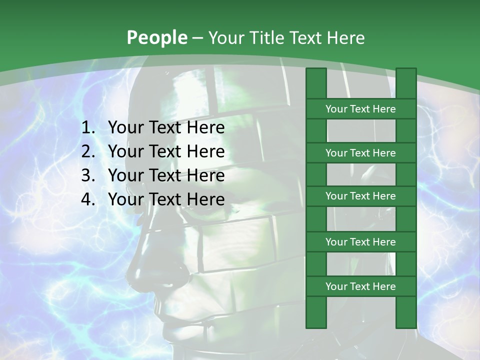 Design Chip Metal PowerPoint Template