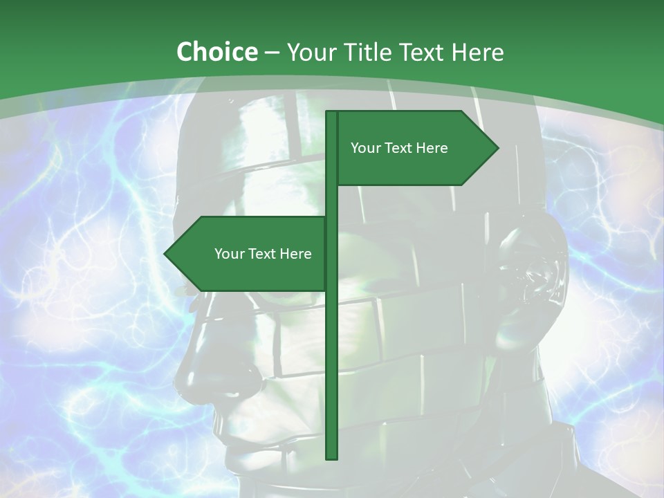 Design Chip Metal PowerPoint Template