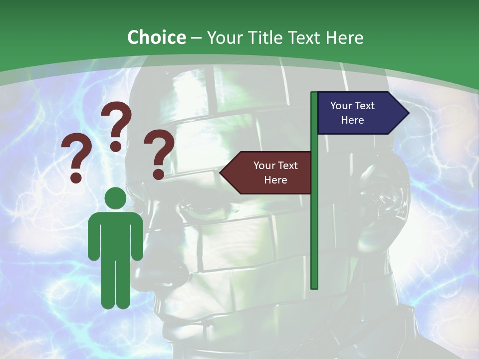 Design Chip Metal PowerPoint Template