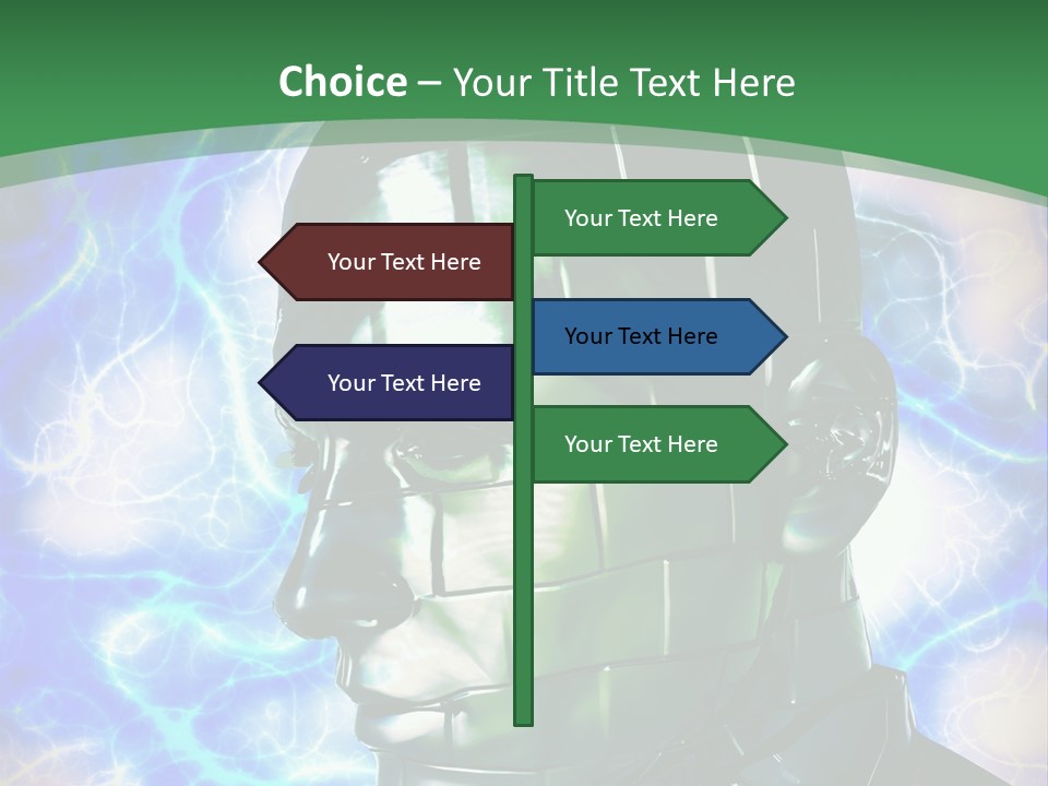 Design Chip Metal PowerPoint Template