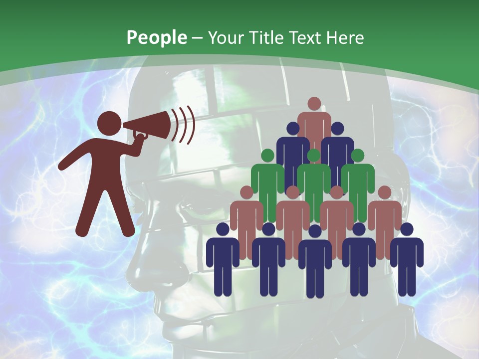 Design Chip Metal PowerPoint Template