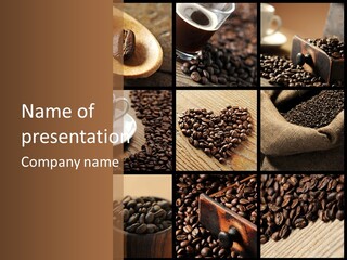 Taste Natural Coffee PowerPoint Template