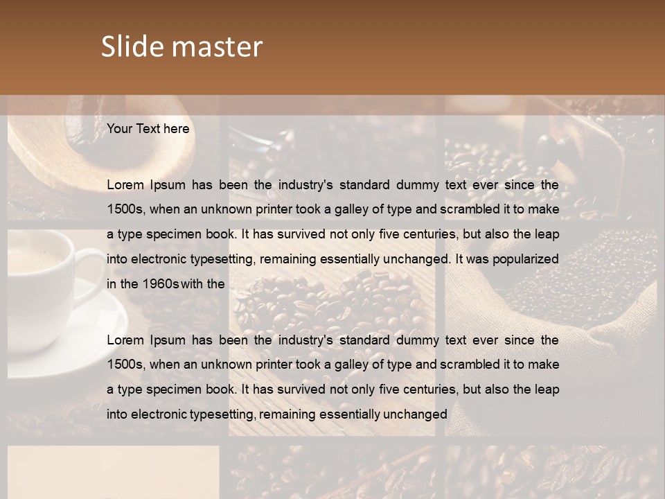 Taste Natural Coffee PowerPoint Template