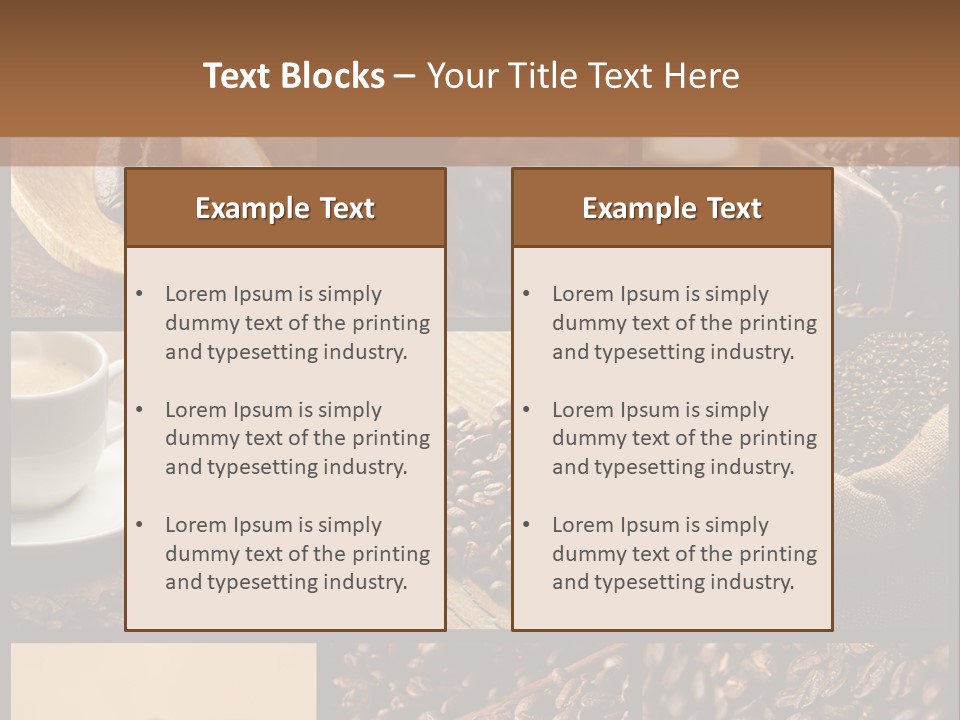 Taste Natural Coffee PowerPoint Template
