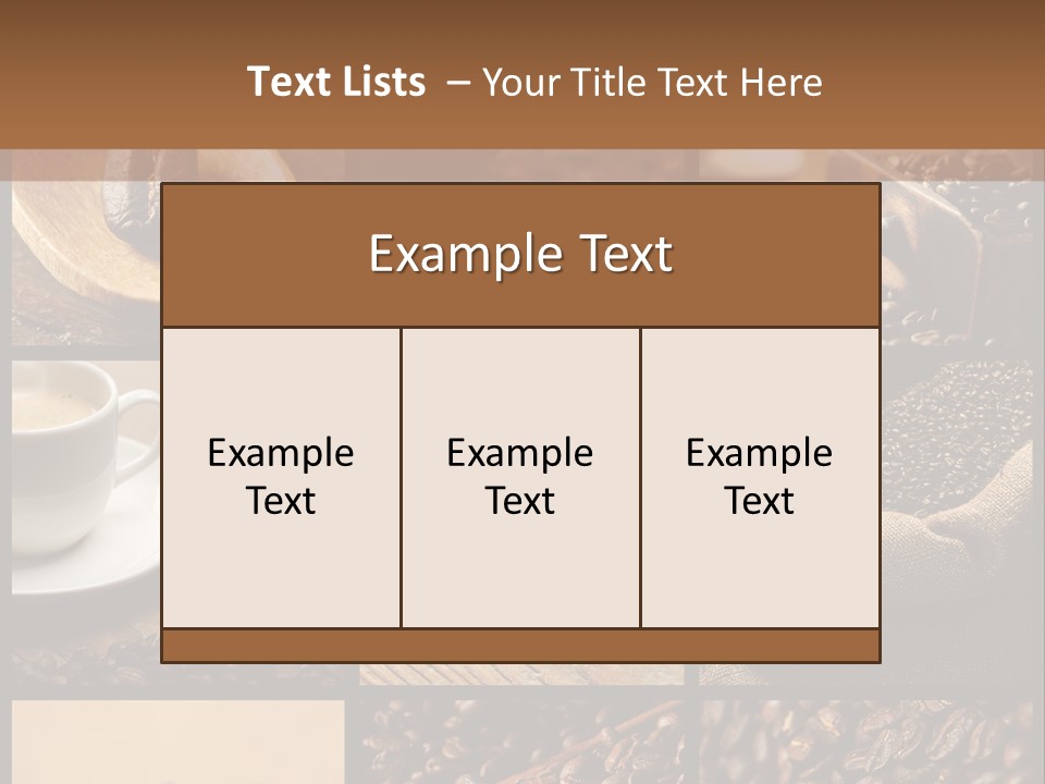 Taste Natural Coffee PowerPoint Template