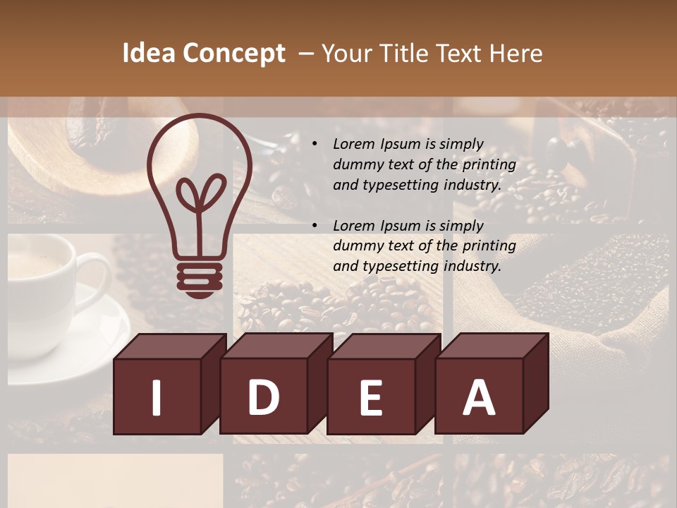 Taste Natural Coffee PowerPoint Template