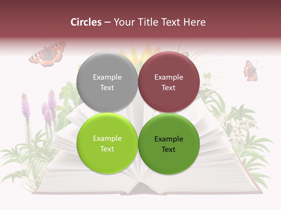 Decoration Flower Imagination PowerPoint Template