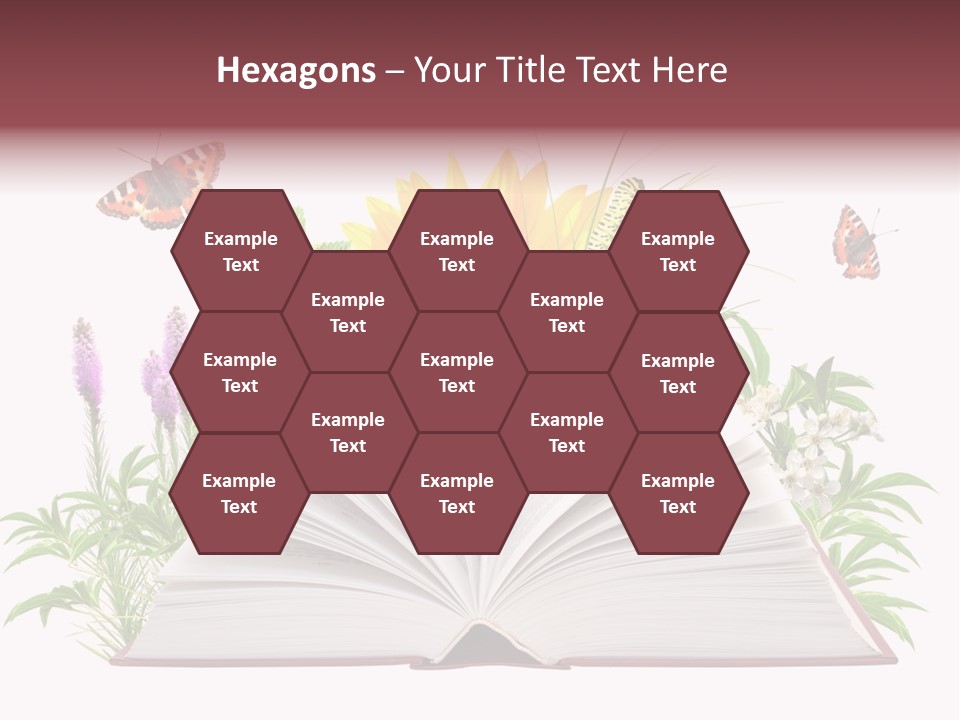 Decoration Flower Imagination PowerPoint Template