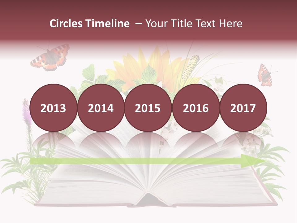 Decoration Flower Imagination PowerPoint Template