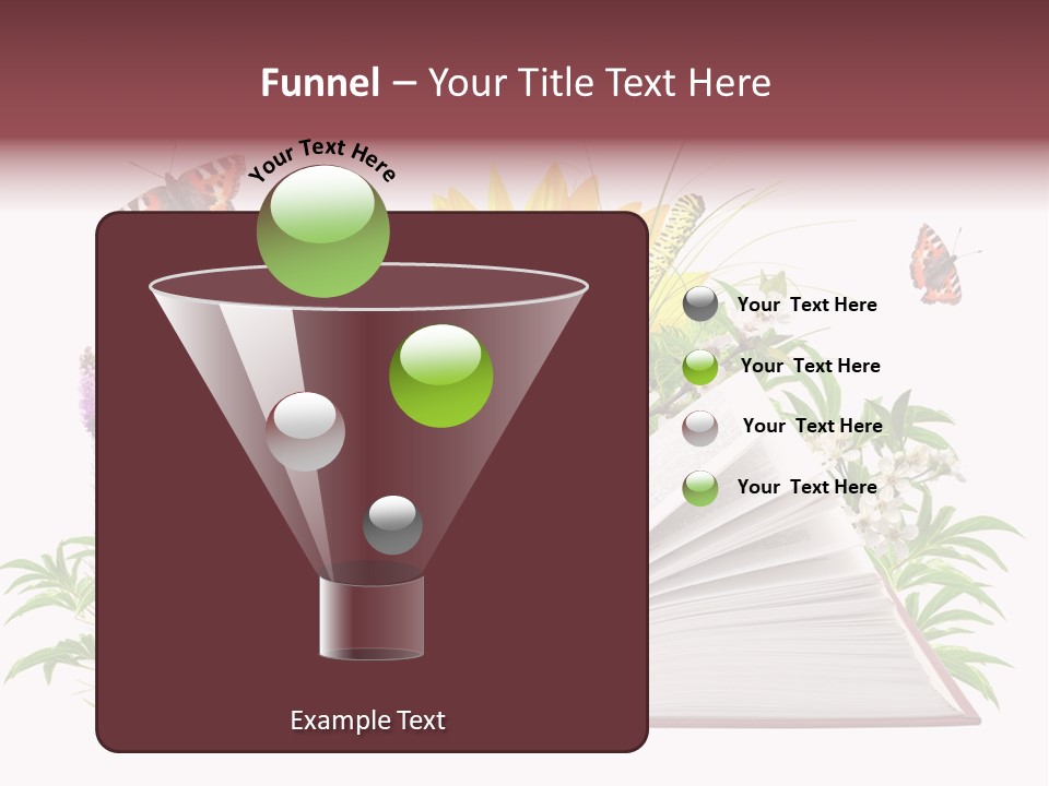 Decoration Flower Imagination PowerPoint Template