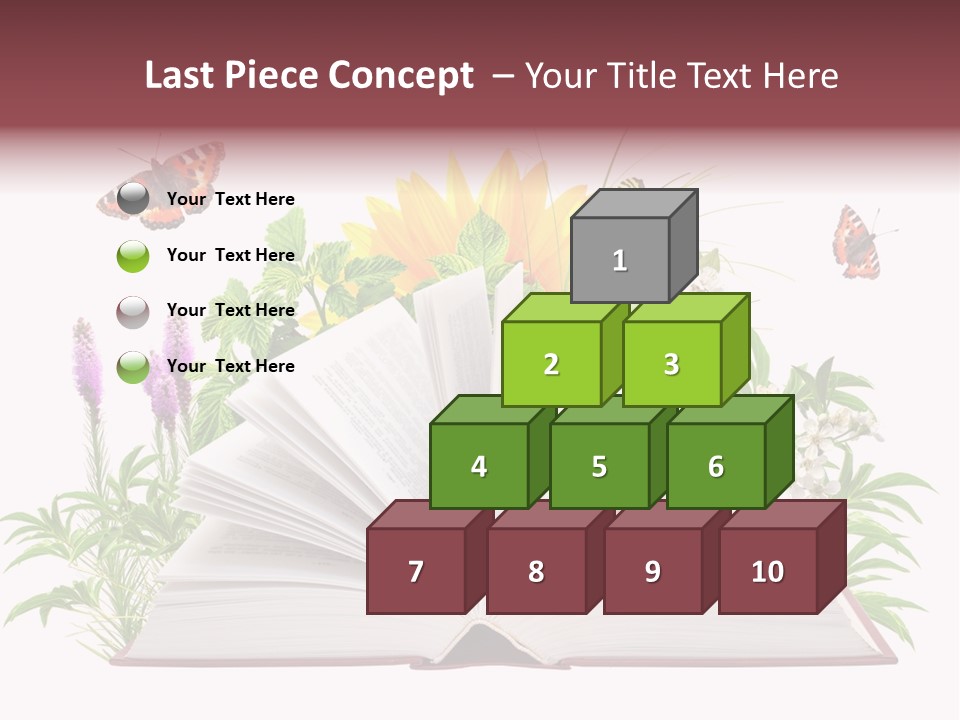 Decoration Flower Imagination PowerPoint Template