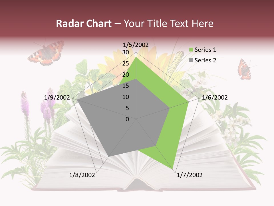 Decoration Flower Imagination PowerPoint Template