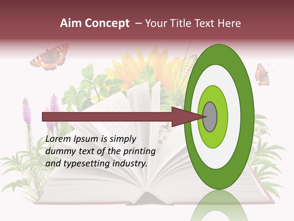 Decoration Flower Imagination PowerPoint Template