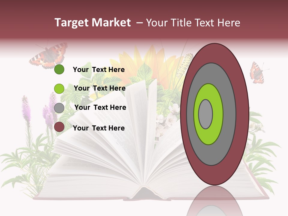 Decoration Flower Imagination PowerPoint Template