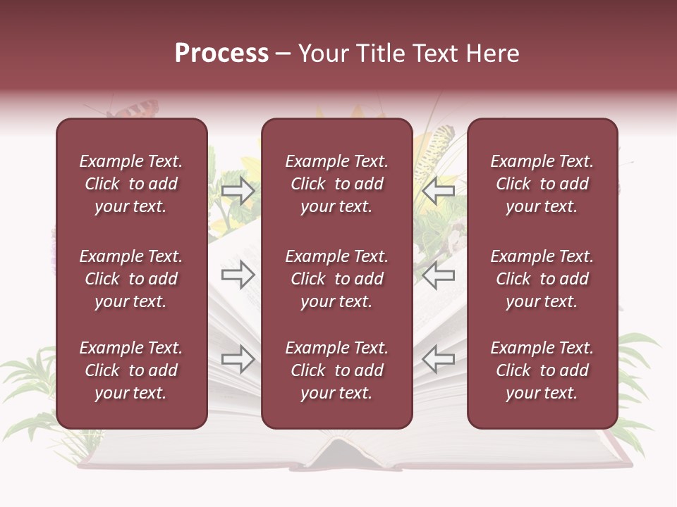 Decoration Flower Imagination PowerPoint Template