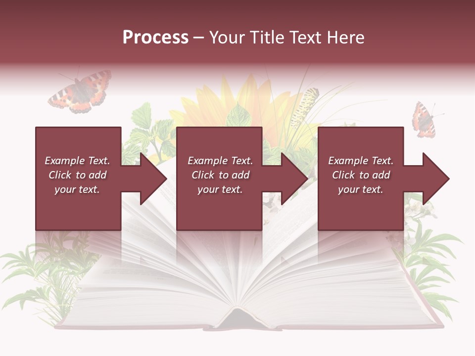 Decoration Flower Imagination PowerPoint Template