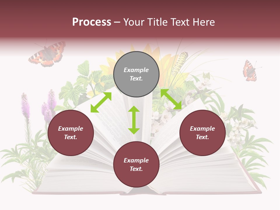 Decoration Flower Imagination PowerPoint Template