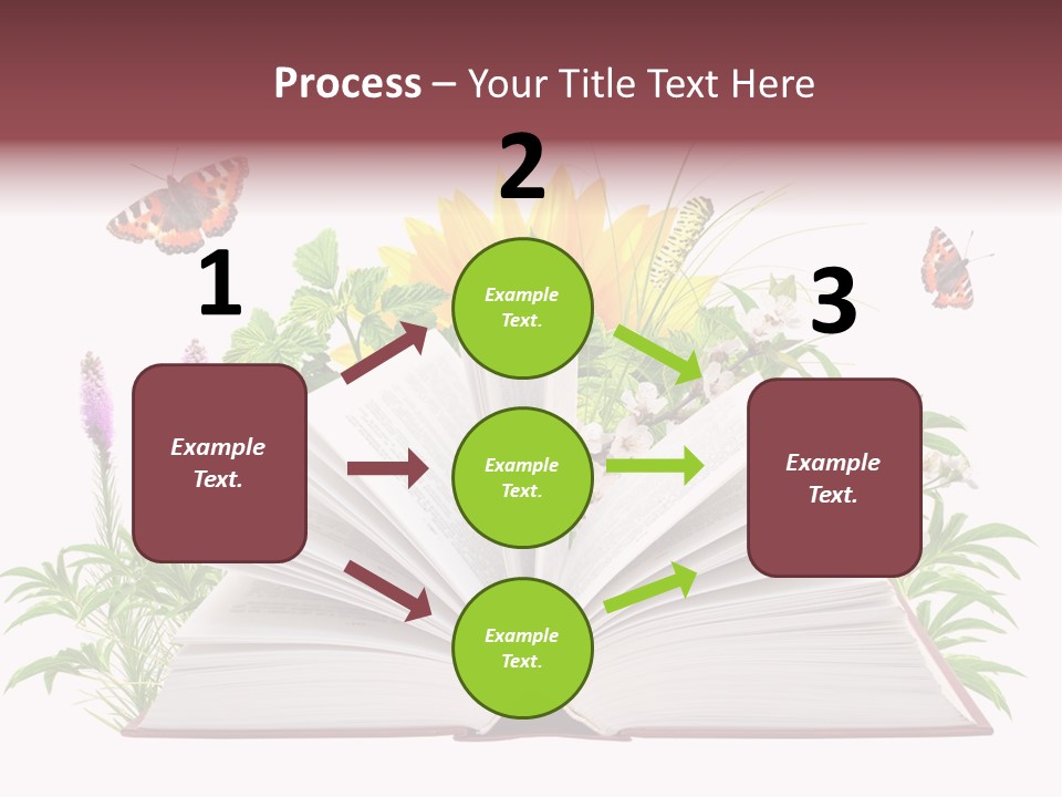 Decoration Flower Imagination PowerPoint Template