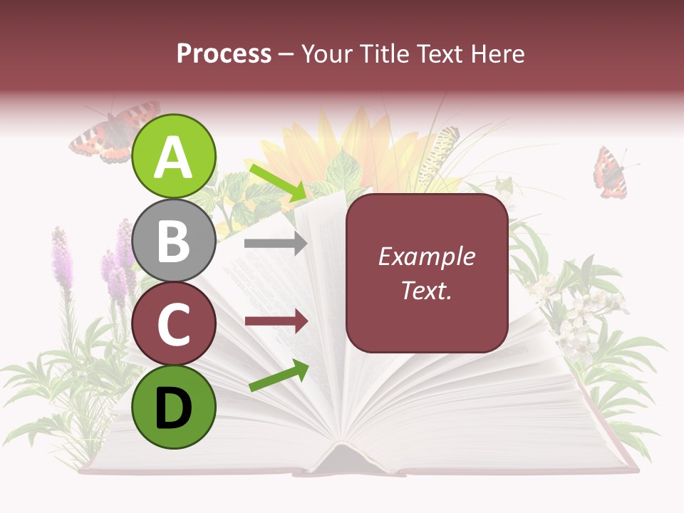 Decoration Flower Imagination PowerPoint Template