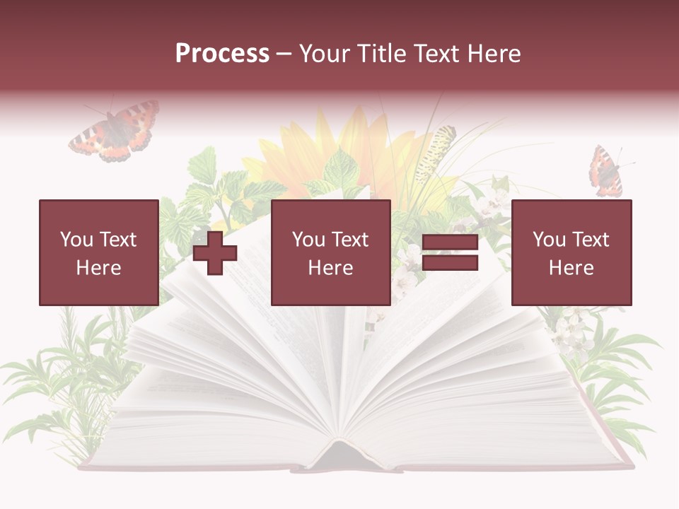 Decoration Flower Imagination PowerPoint Template