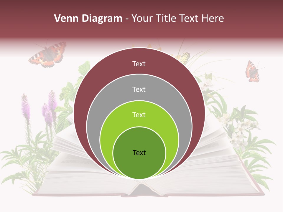 Decoration Flower Imagination PowerPoint Template