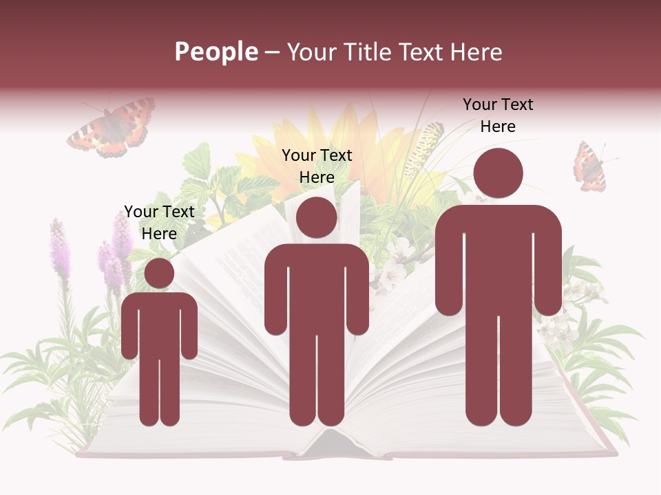 Decoration Flower Imagination PowerPoint Template