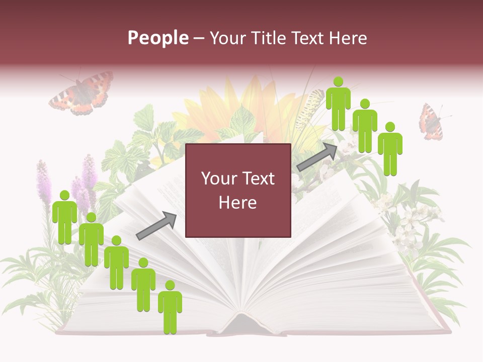 Decoration Flower Imagination PowerPoint Template