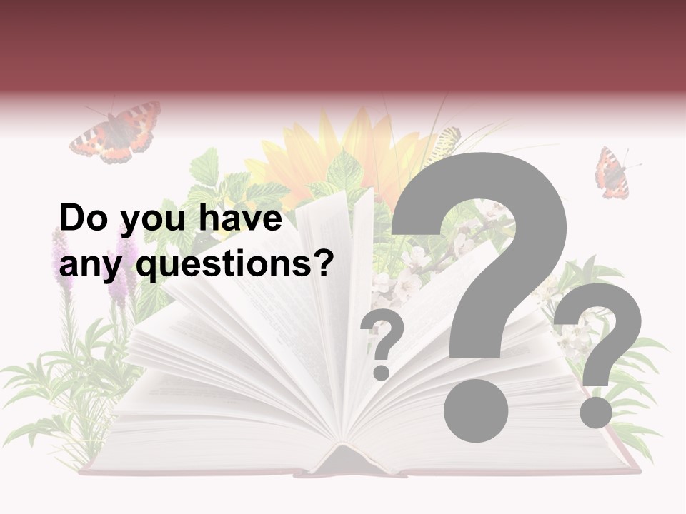 Decoration Flower Imagination PowerPoint Template