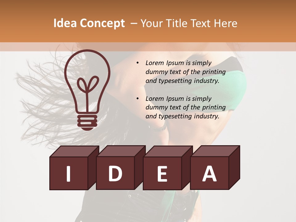 Shaking Active Pleasure PowerPoint Template