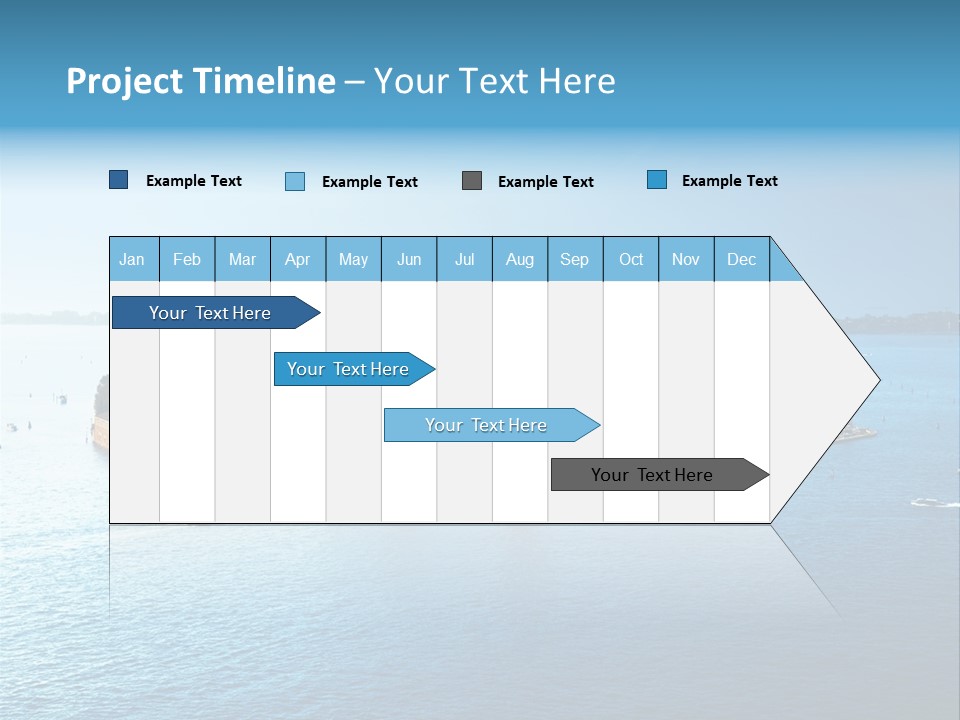 Summer Dawn Sunset PowerPoint Template