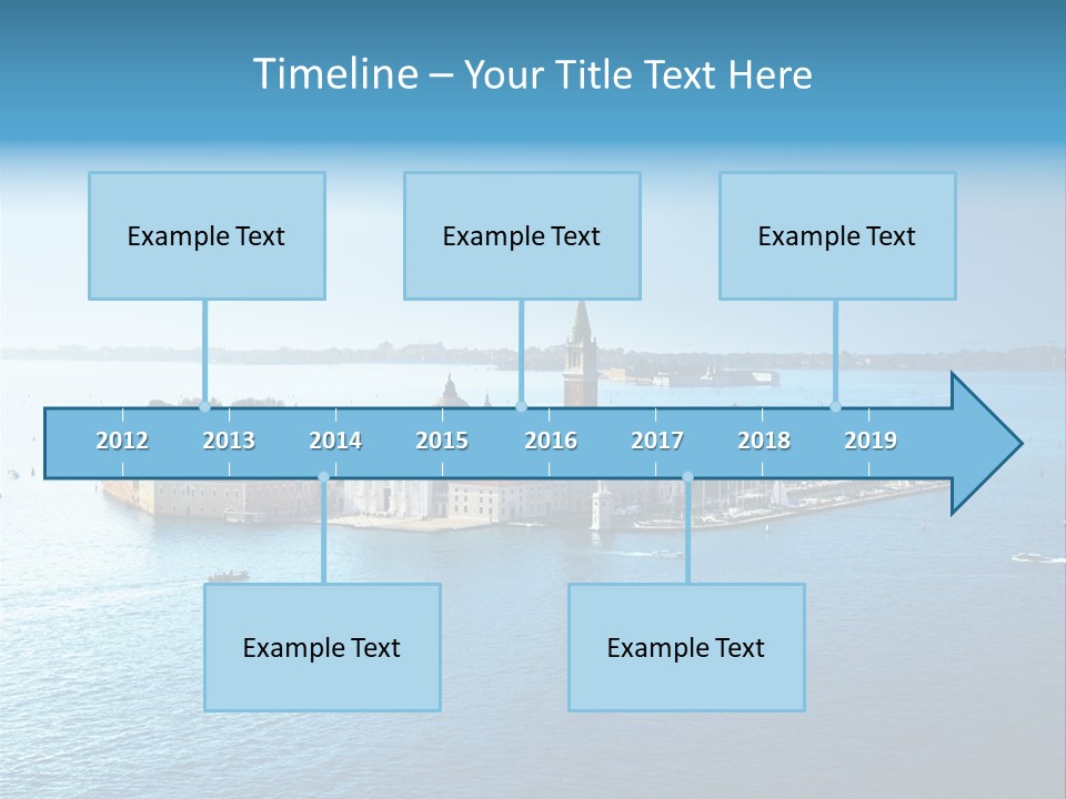 Summer Dawn Sunset PowerPoint Template