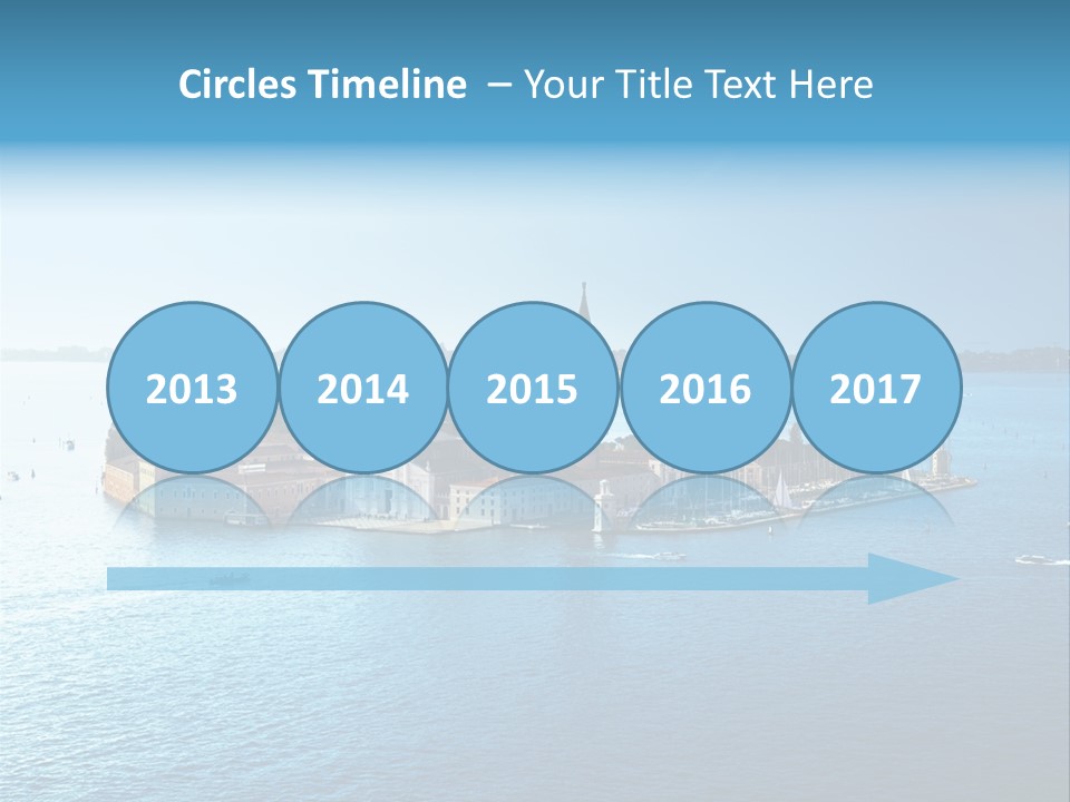 Summer Dawn Sunset PowerPoint Template