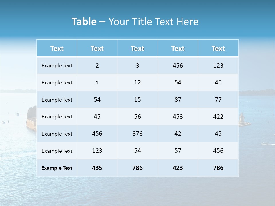 Summer Dawn Sunset PowerPoint Template