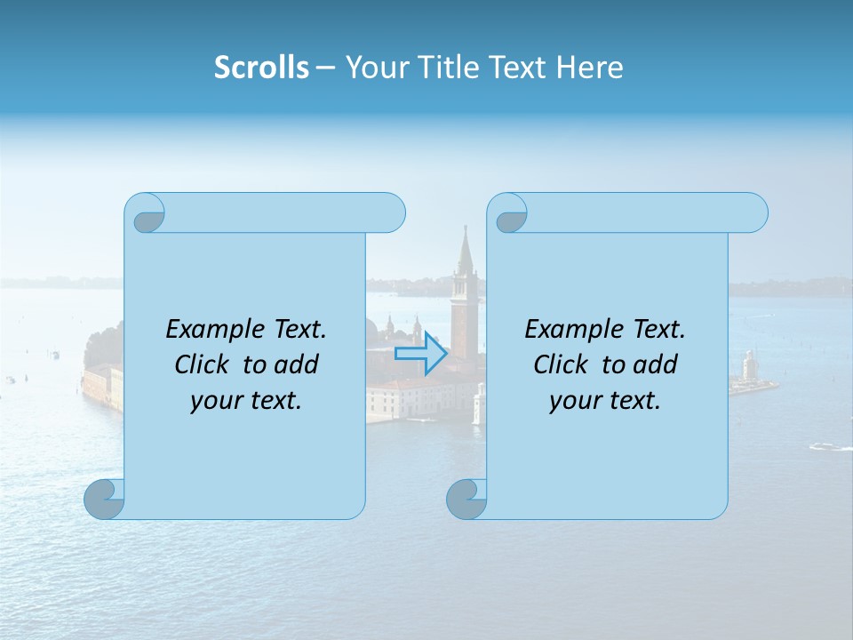 Summer Dawn Sunset PowerPoint Template