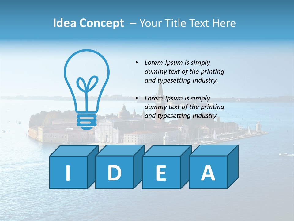 Summer Dawn Sunset PowerPoint Template