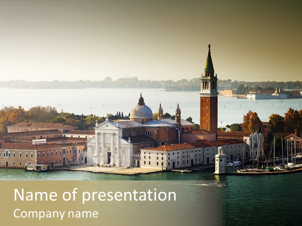 Sunny City Venice PowerPoint Template