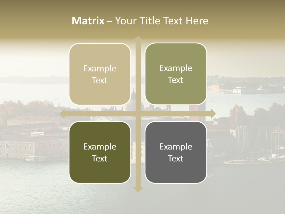 Sunny City Venice PowerPoint Template