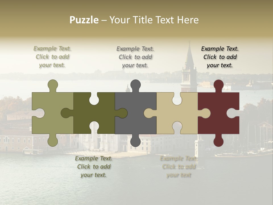 Sunny City Venice PowerPoint Template