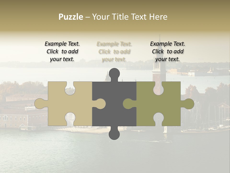 Sunny City Venice PowerPoint Template