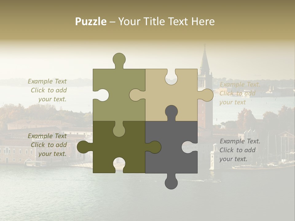 Sunny City Venice PowerPoint Template