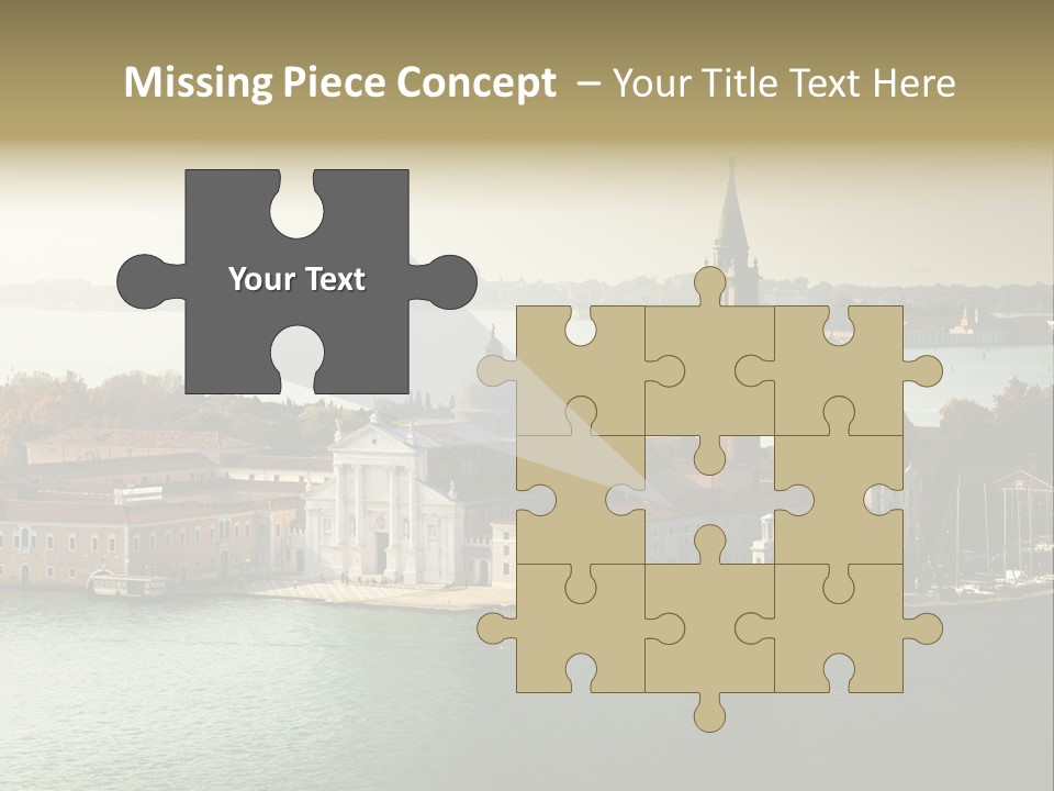 Sunny City Venice PowerPoint Template