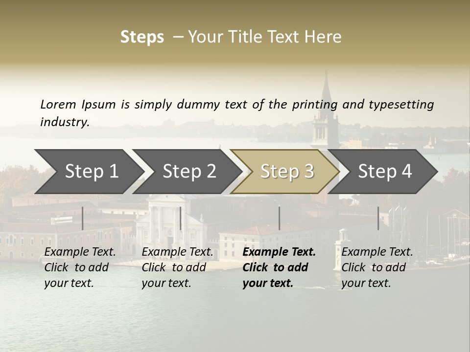 Sunny City Venice PowerPoint Template