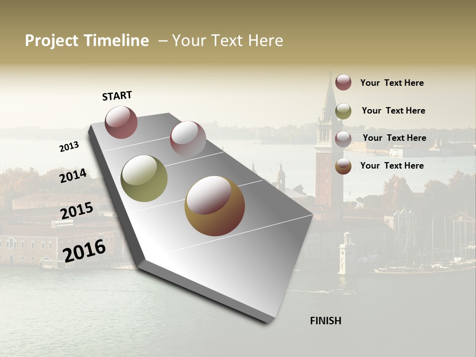 Sunny City Venice PowerPoint Template