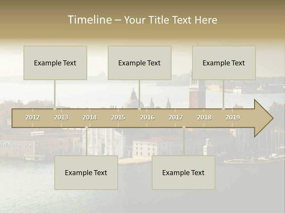 Sunny City Venice PowerPoint Template