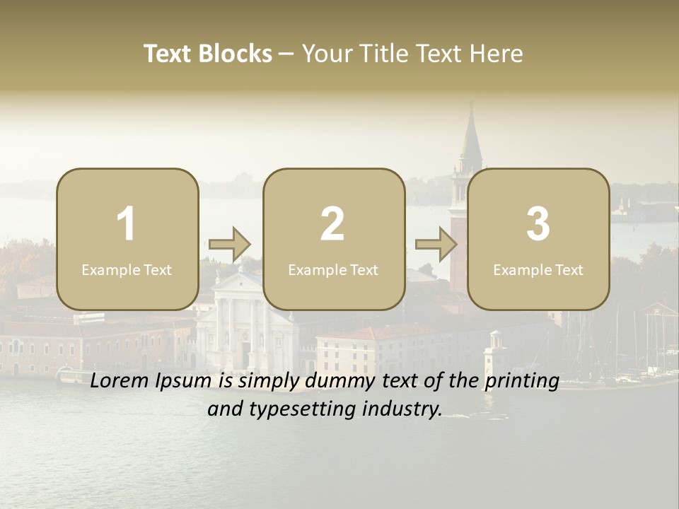 Sunny City Venice PowerPoint Template