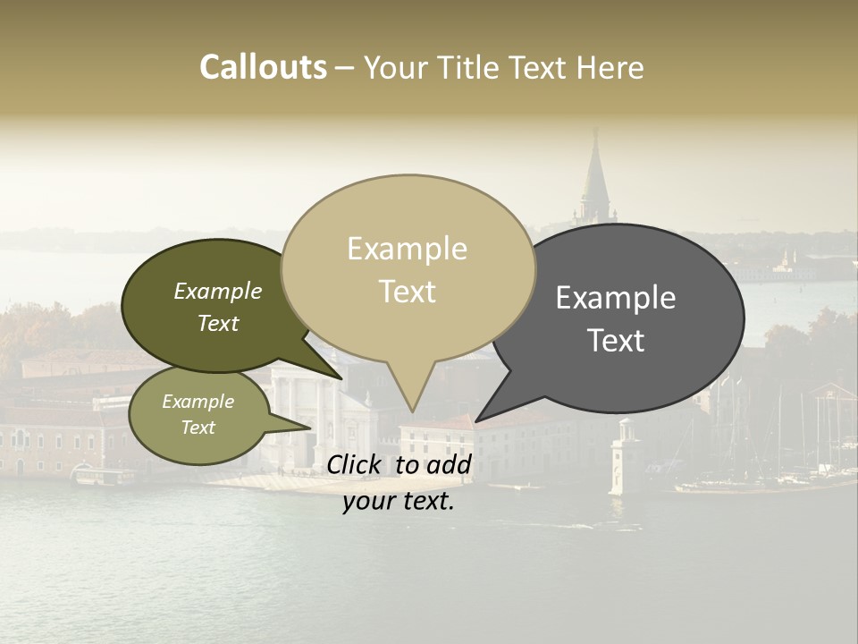 Sunny City Venice PowerPoint Template