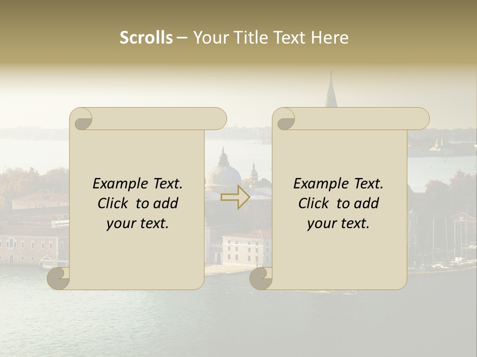 Sunny City Venice PowerPoint Template