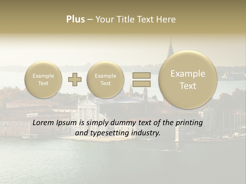 Sunny City Venice PowerPoint Template