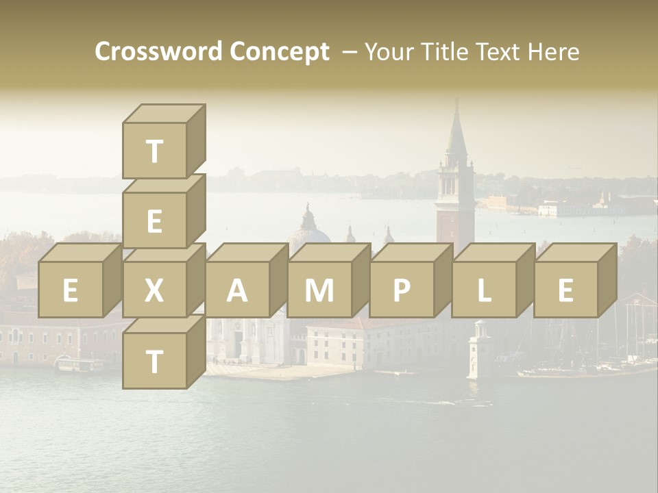 Sunny City Venice PowerPoint Template